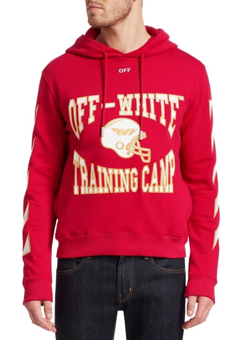 off white training camp hoodie