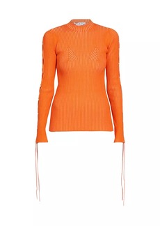 Off-White Vanise Lace-Up Sweater