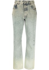 Off-White washed denim straight-leg jeans