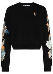Off-White x Browns 50 floral panelling sweatshirt
