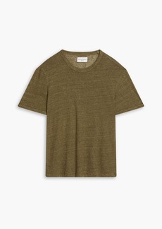 Officine Generale - Linen-jersey T-shirt - Green - M