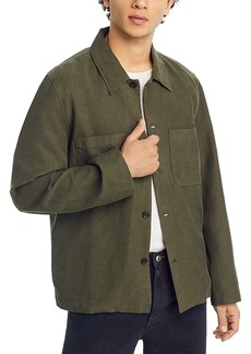 Officine Generale Harrison Garment Dyed Shirt Jacket
