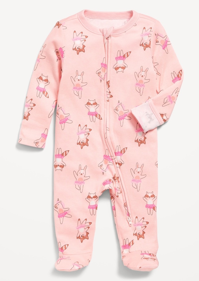 Old Navy 2-Way-Zip Sleep &amp Play Footed One-Piece for Baby