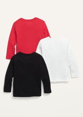 Old Navy Unisex Long-Sleeve Graphic T-Shirt 3-Pack for Toddler