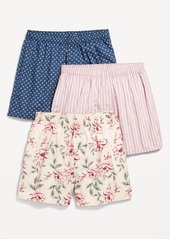 Old Navy 3-Pack Soft-Washed Boxer Shorts -- 3.75-inch inseam