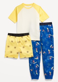 Old Navy 3-Piece Printed Pajama Jogger Pants Set for Boys