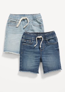 Old Navy 360° Stretch Pull-On Jean Shorts 2-Pack for Toddler Boys