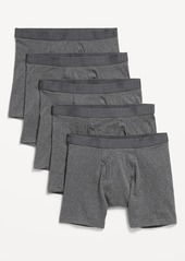 Old Navy Soft-Washed Built-In Flex Boxer-Brief Underwear 5-Pack -- 6.25-inch inseam