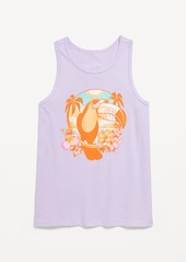 Old Navy Back Cutout Graphic Tank Top for Girls