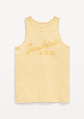 Old Navy Back Cutout Graphic Tank Top for Girls