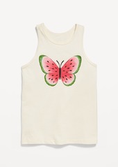 Old Navy Back Cutout Graphic Tank Top for Girls