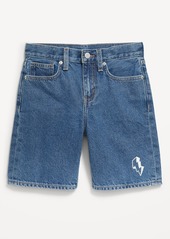 Old Navy Knee Length Baggy Non-Stretch Jean Shorts for Boys