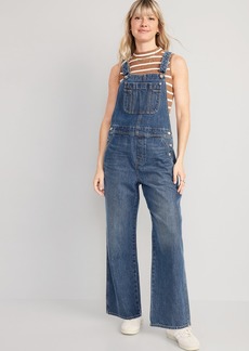 Old Navy Baggy Wide-Leg Jean Overalls