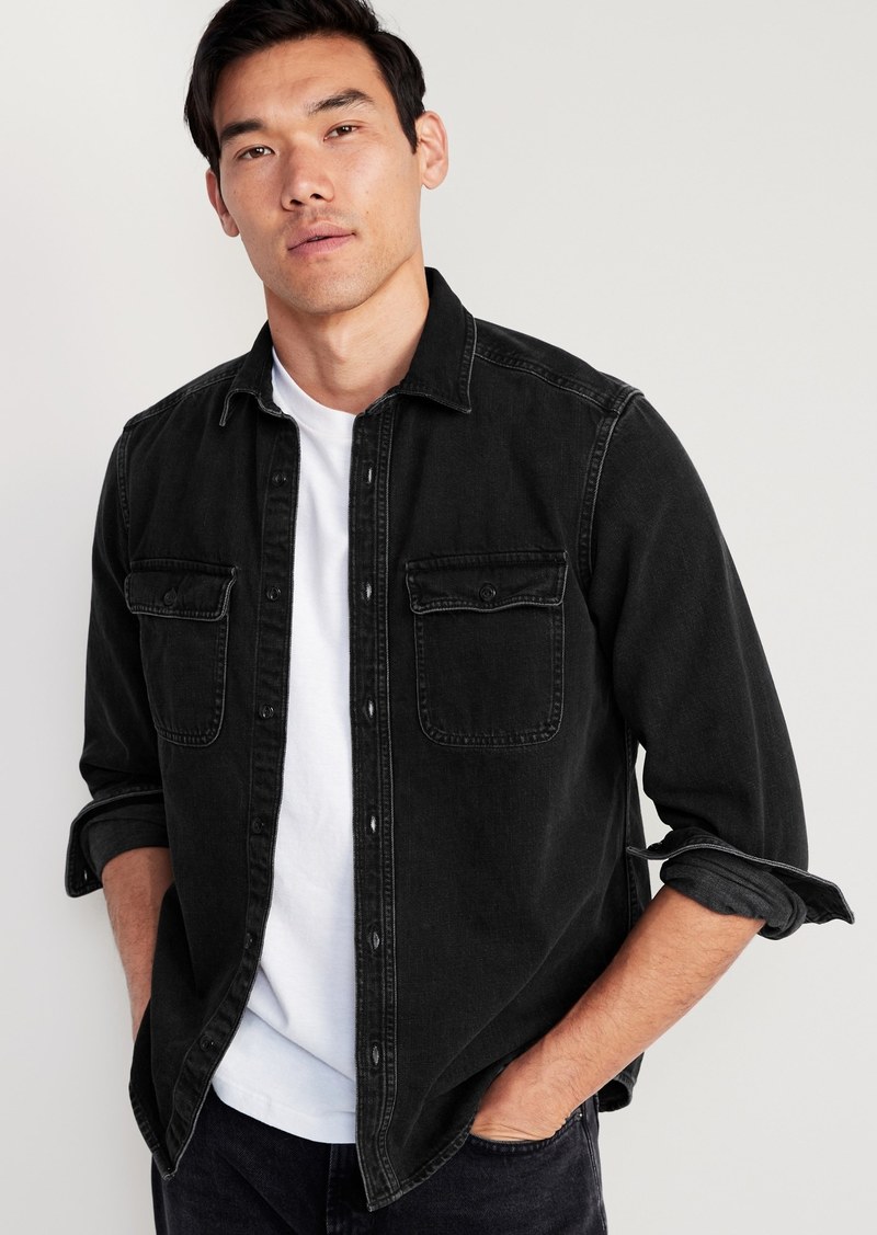 Old Navy Classic Fit Jean Workwear Shirt