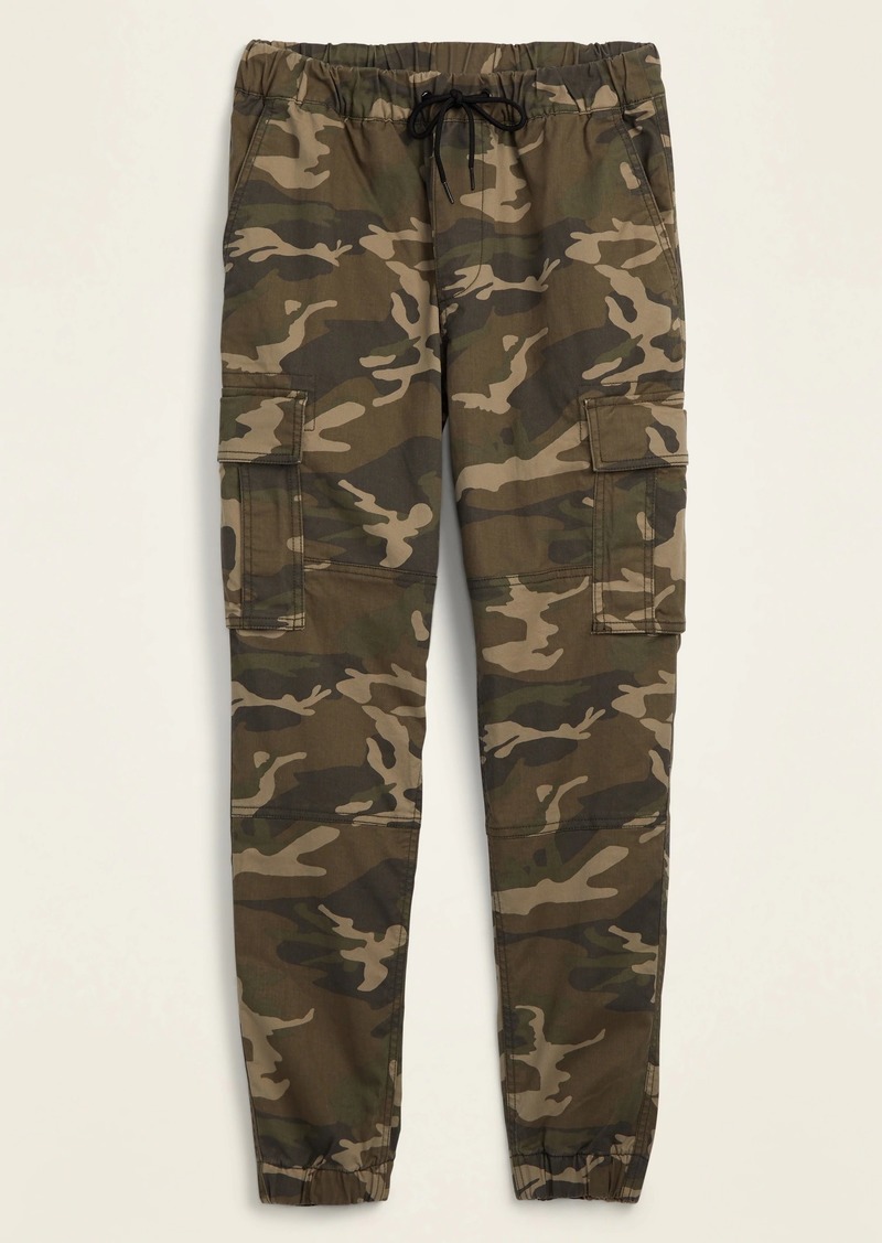 camo jogger cargo pants