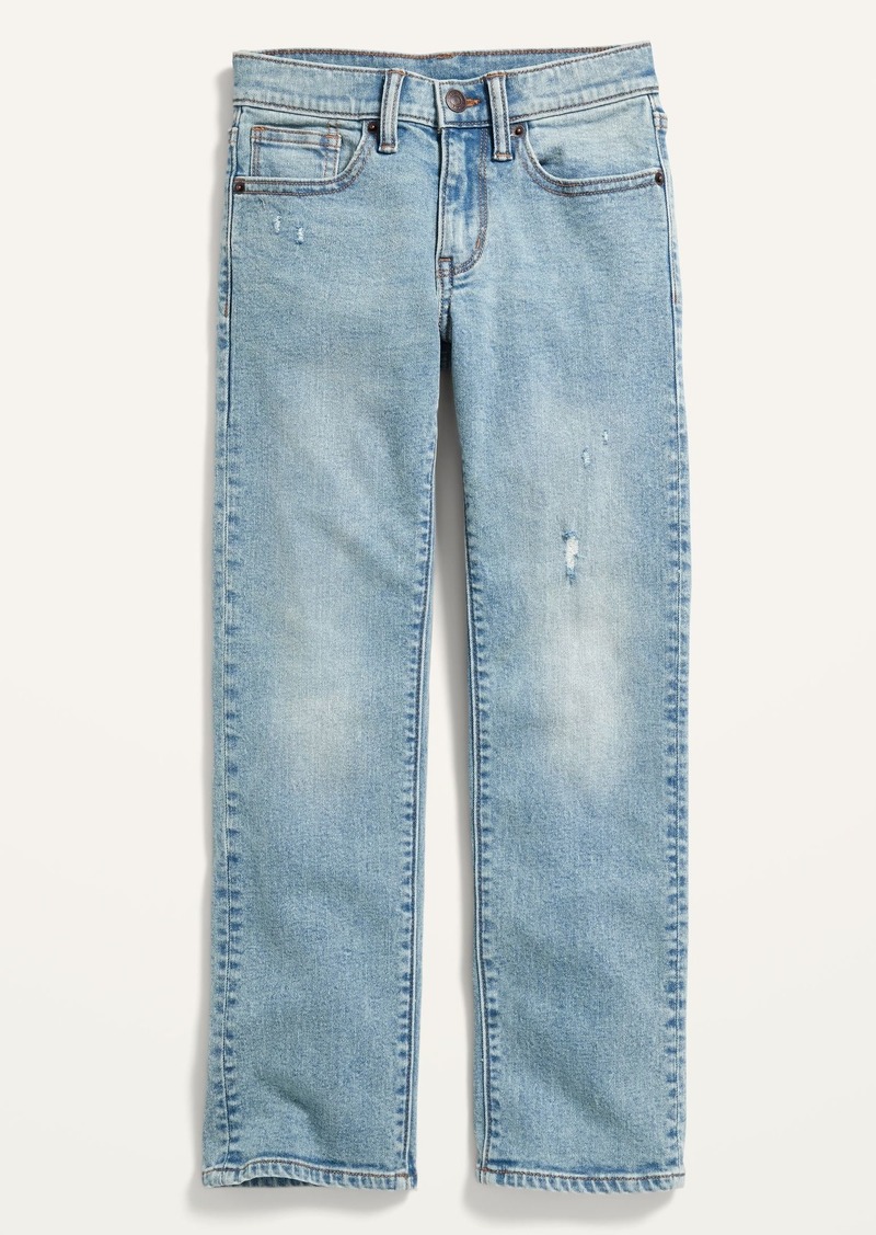 Old Navy Built-In Flex Straight Light-Wash Jeans for Boys