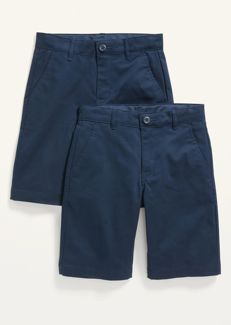 Old Navy Straight Uniform Shorts 2-Pack for Boys (At Knee)