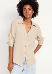 Old Navy Button-Down Boyfriend Shirt