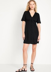 Old Navy Button-Down Crepe Mini Dress