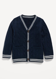 Old Navy Button-Front Cable-Knit Cardigan Sweater for Toddler Boys