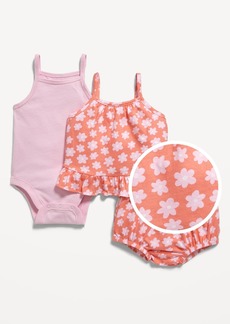 Old Navy Cami Ruffle Bloomer Set and Bodysuit 3-Pack for Baby