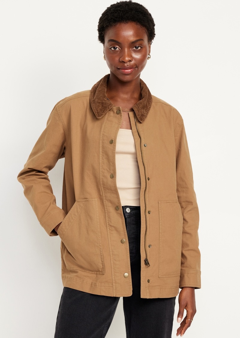 Old Navy Canvas Barn Jacket