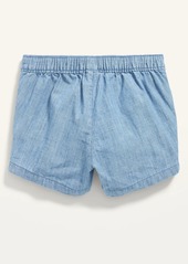 Old Navy Chambray Pull-On Shorts for Toddler Girls