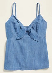 Old Navy Chambray Tie-Front Cami for Women