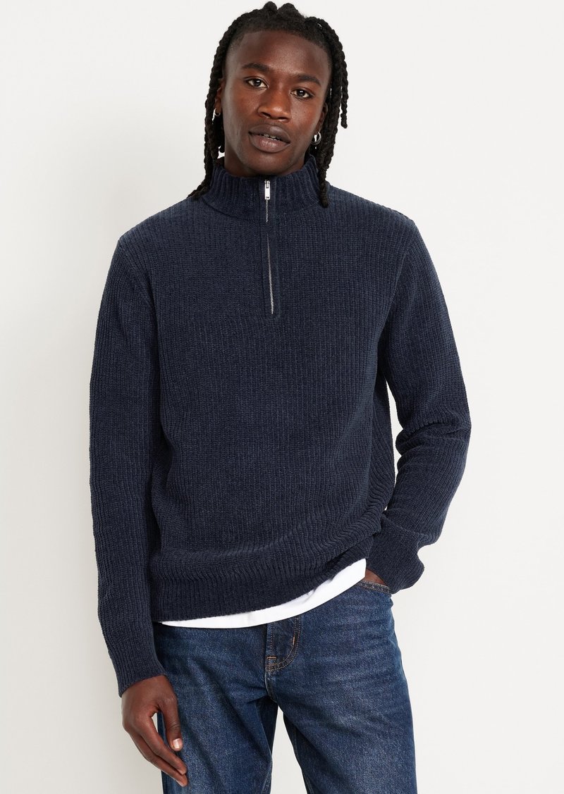 Old Navy Chenille Quarter Zip