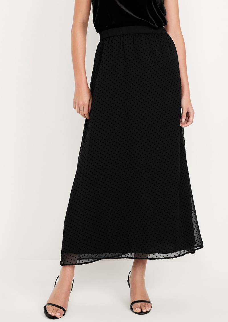 Old Navy Chiffon Maxi Skirt