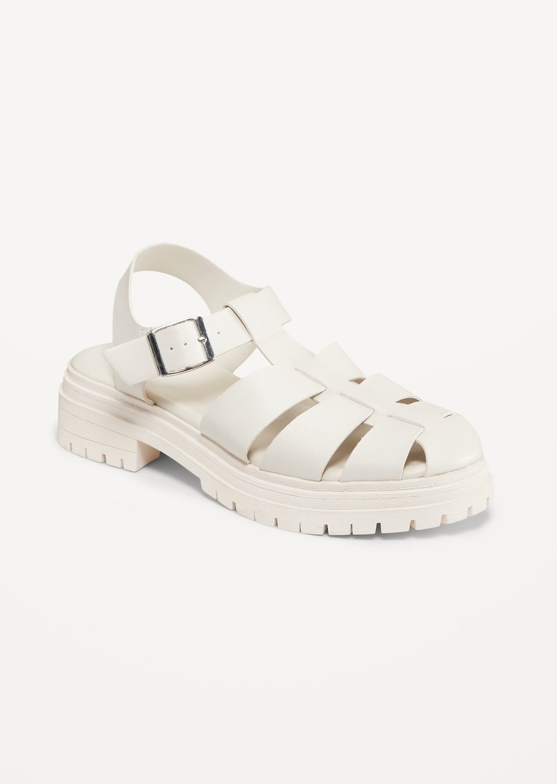 Old Navy Chunky Heel Fisherman Sandal