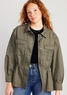 Old Navy Cinched-Waist Utility Jacket