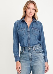 Old Navy Classic Button-Down Jean Shirt