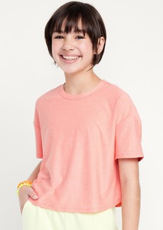 Old Navy Cloud 94 Soft Go-Dry Cool Cropped T-Shirt for Girls