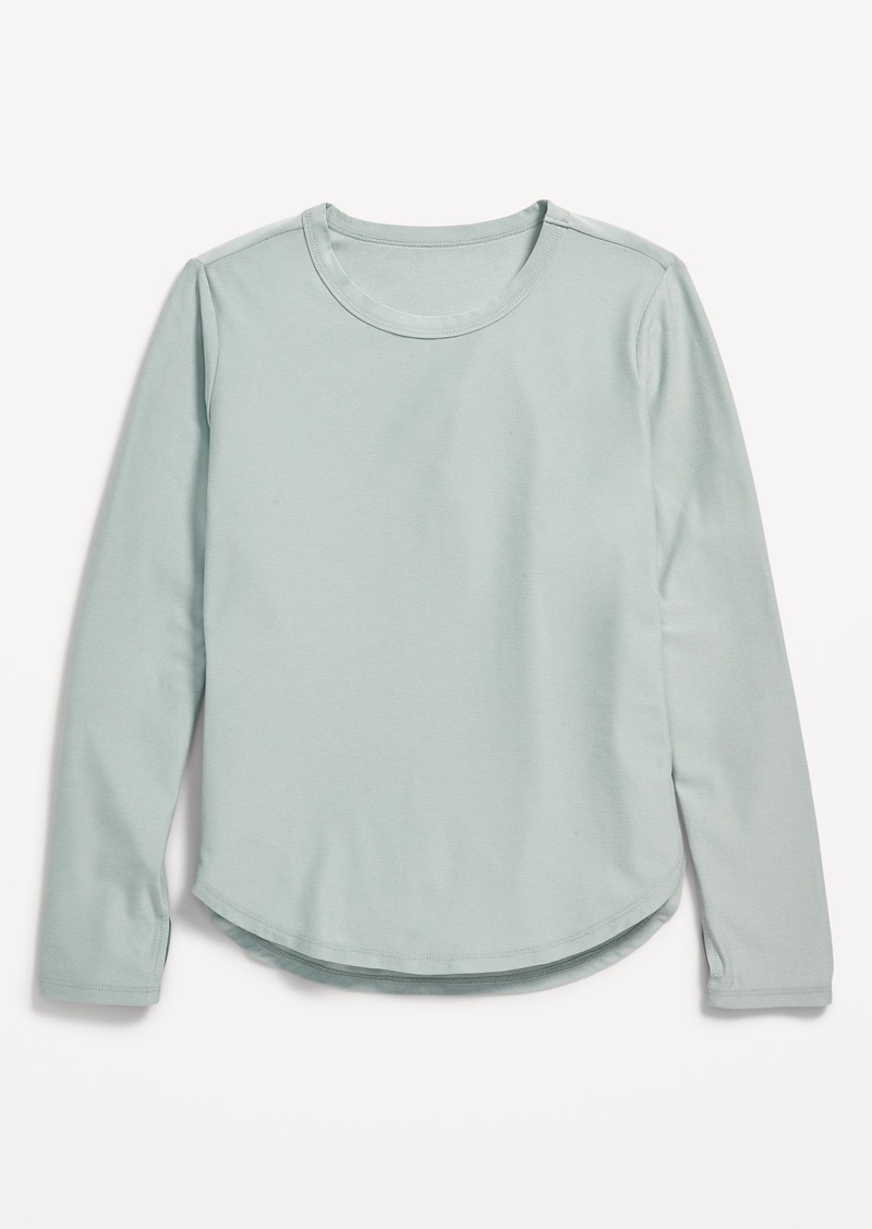 Old Navy Cloud 94 Soft Go-Dry Long-Sleeve T-Shirt for Girls