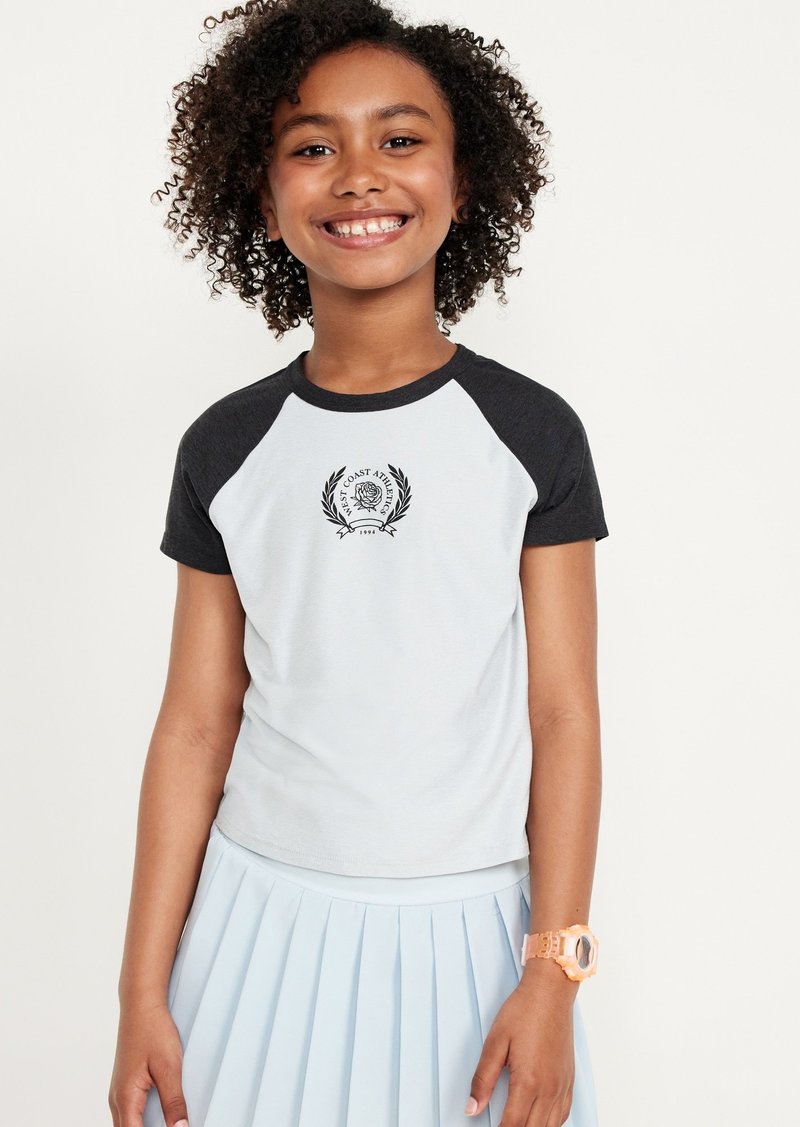 Old Navy CloudMotion Raglan-Sleeve T-Shirt for Girls