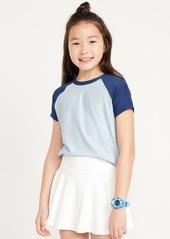 Old Navy CloudMotion Raglan-Sleeve T-Shirt for Girls