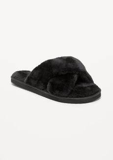 Old Navy Cozy Faux Fur Slide Slippers