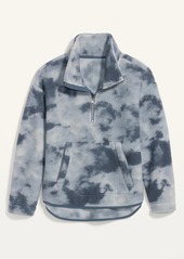 Old Navy Cozy Sherpa Half-Zip Sweatshirt for Women