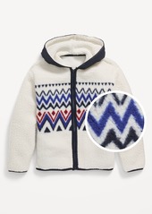 Old Navy Cozy Sherpa Zip Hooded Jacket for Boys