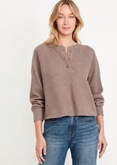 Old Navy Cozy Thermal-Knit Henley