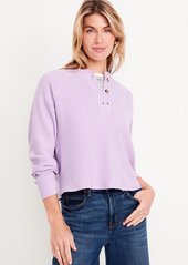 Old Navy Cozy Thermal-Knit Henley