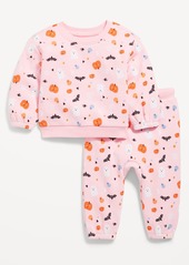 Old Navy Crew-Neck Critter Sweatshirt and Jogger Pants Set for Baby