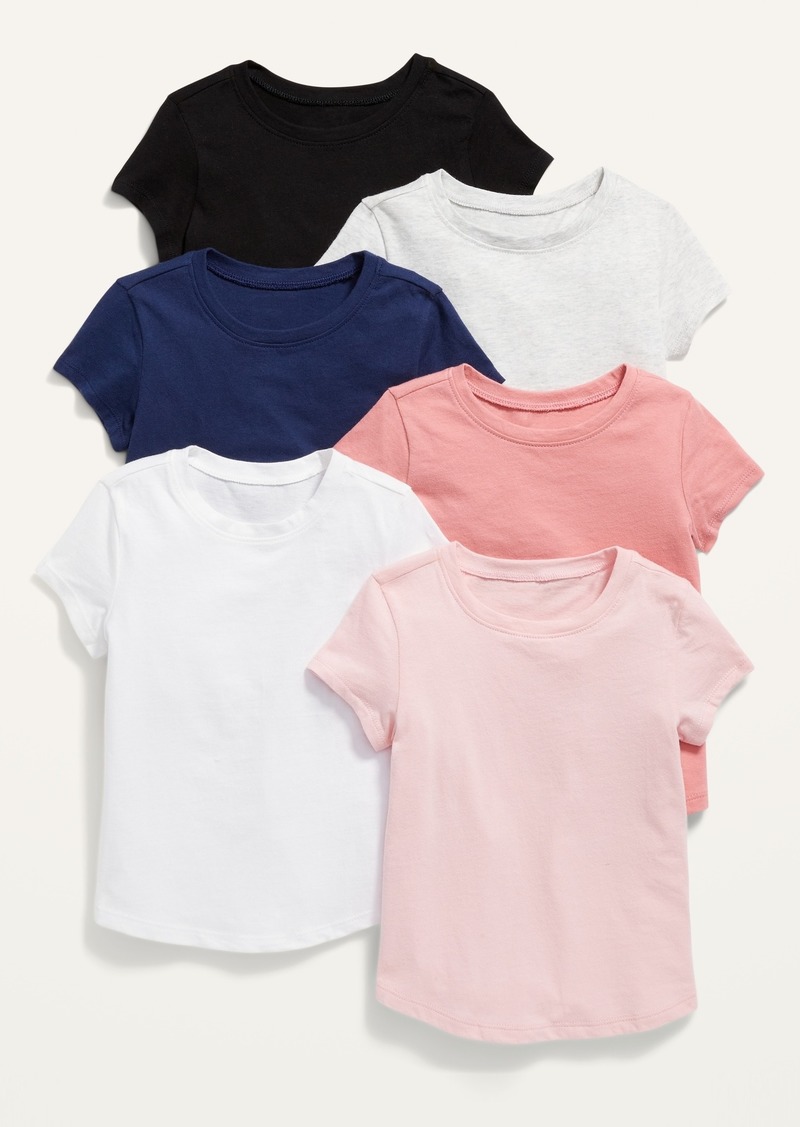 Old Navy Crew Neck T-Shirt 6-Pack for Toddler Girls