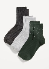 Old Navy Crew Socks 3-Pack for Women