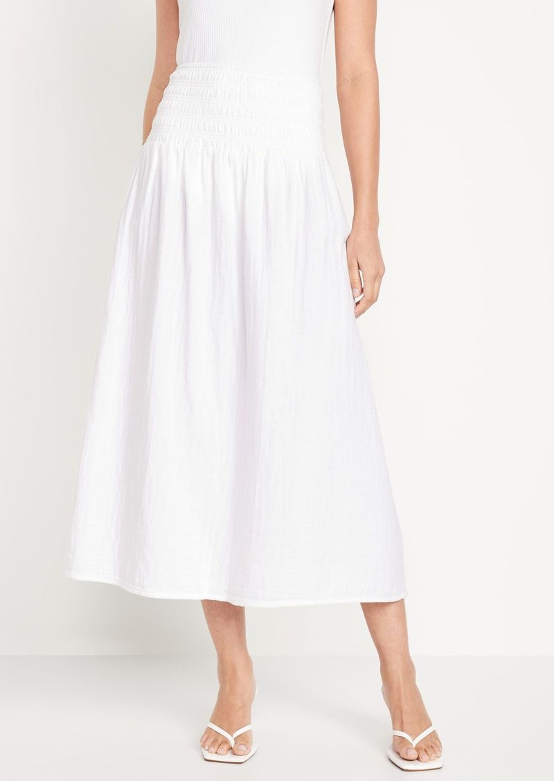 Old Navy Crinkle Gauze Maxi Skirt