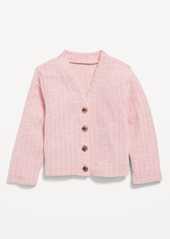 Old Navy Cropped Button-Front Cardigan Sweater for Toddler Girls