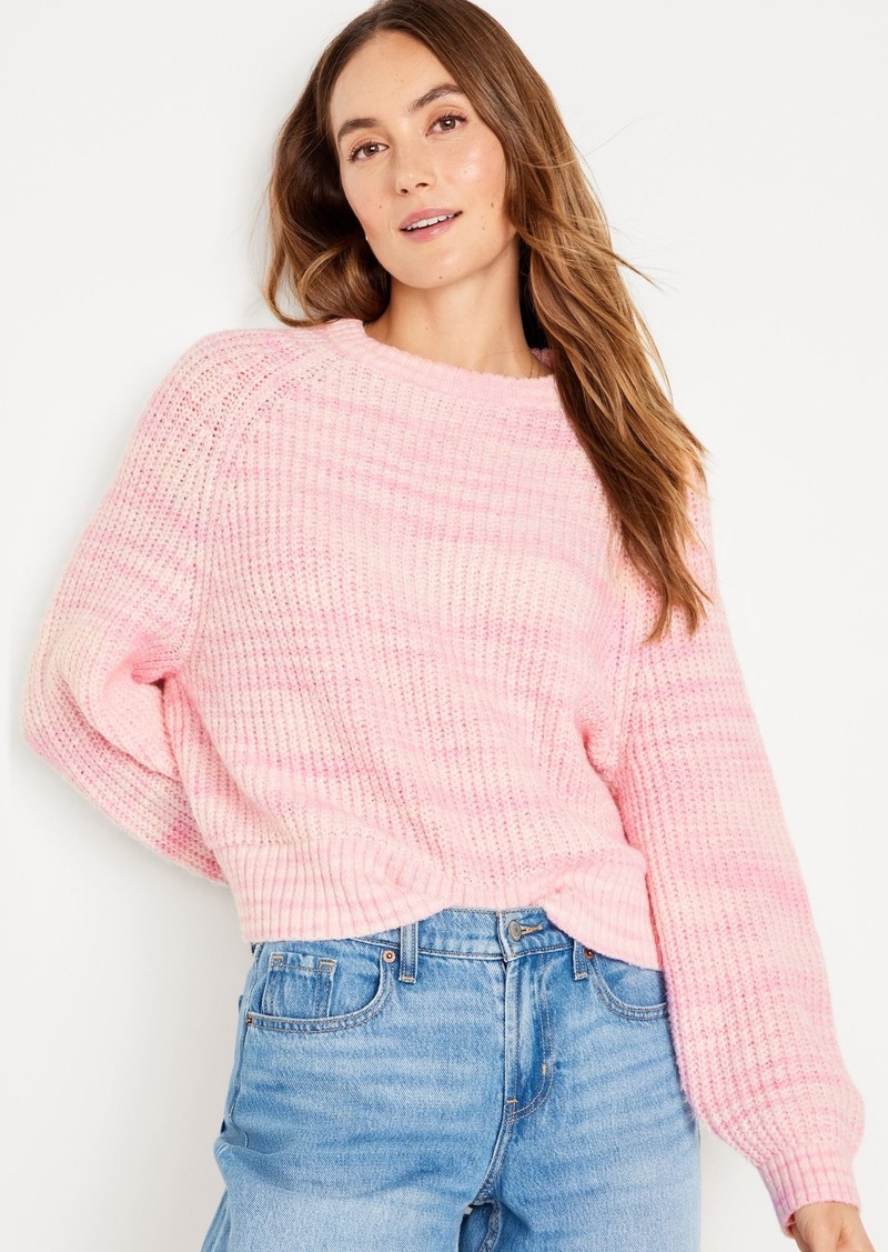 Old Navy Cropped Crew-Neck Sweater