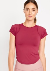 Old Navy FlowForm Crop Cutout-Back Top