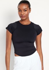 Old Navy FlowForm Crop Cutout-Back Top